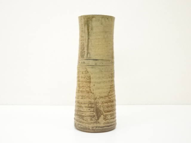 道具 ] - 道具 志戸呂焼 遊窯 鈴木良法造 花入（共箱） | ネット